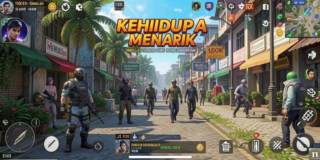 Tampilan gameplay 116X yang imersif dan menarik.