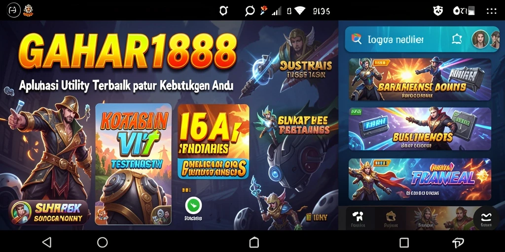 Tampilan antarmuka GAHAR188 yang modern dan mudah digunakan.