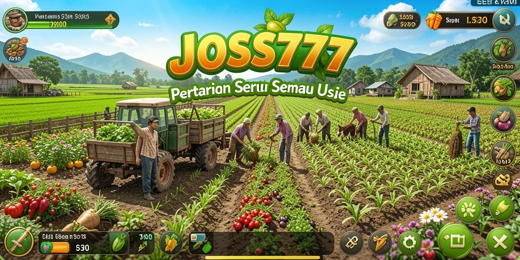 Screenshot menampilkan gameplay pertanian yang menarik dan interaktif.