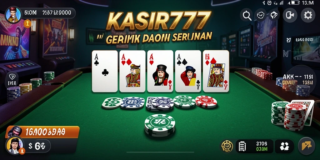 Screenshot permainan KASIR777 menampilkan duel seru antar pemain Domino.