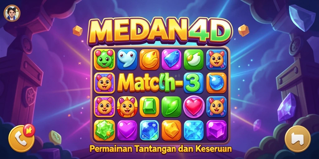 Tampilan gameplay MEDAN4D yang menarik dan penuh warna.