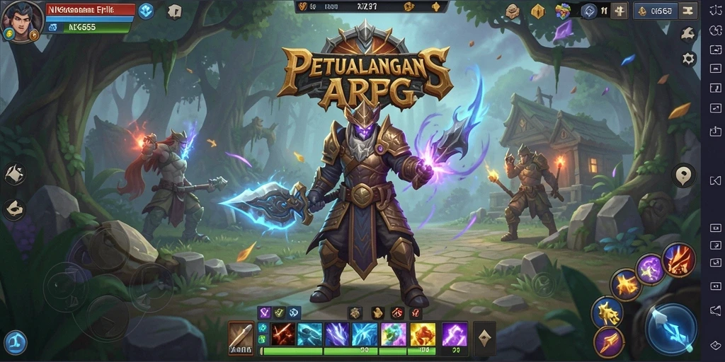 Tampilan gameplay <strong>NK666</strong> dengan pertarungan yang dinamis dan seru.
