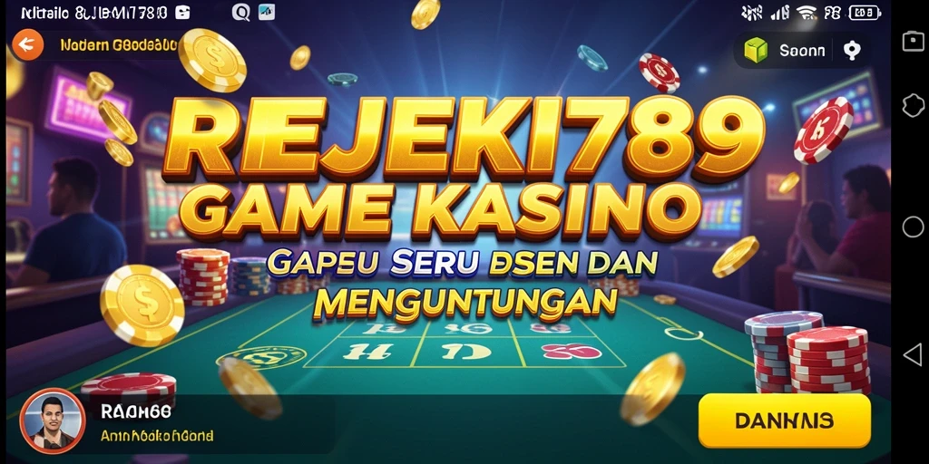 Tampilan menarik dari gameplay Kasino di REJEKI789.