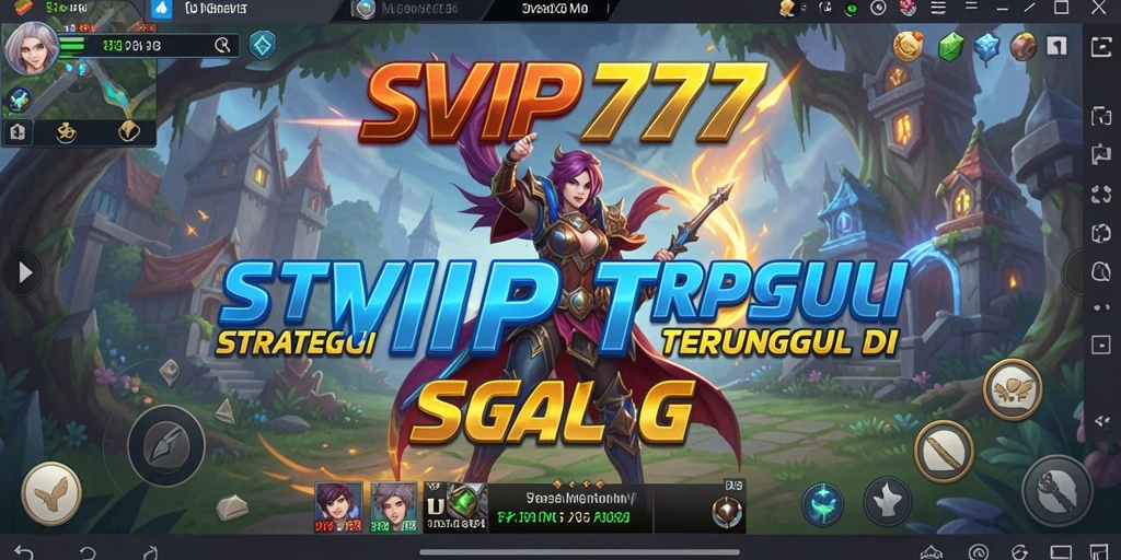 Screenshot gameplay SVIP777 yang menampilkan pertempuran strategis.