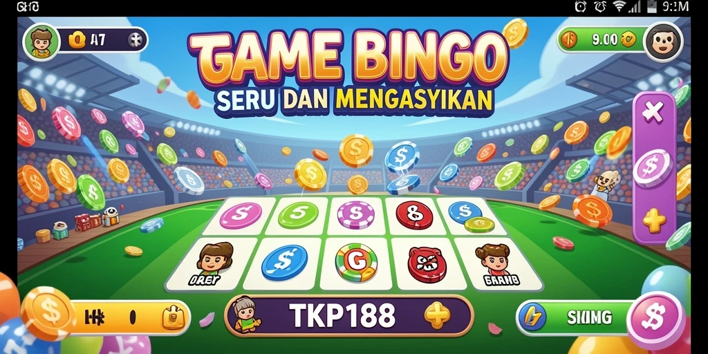Tampilan gameplay seru dalam permainan Bingo TKP188.