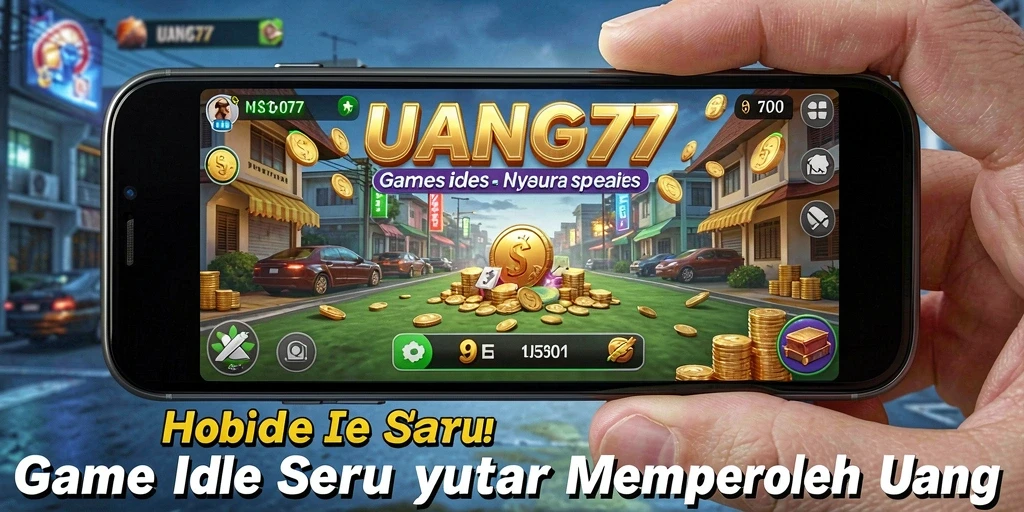 Tampilan gameplay UANG77 yang menarik dengan elemen Idle.