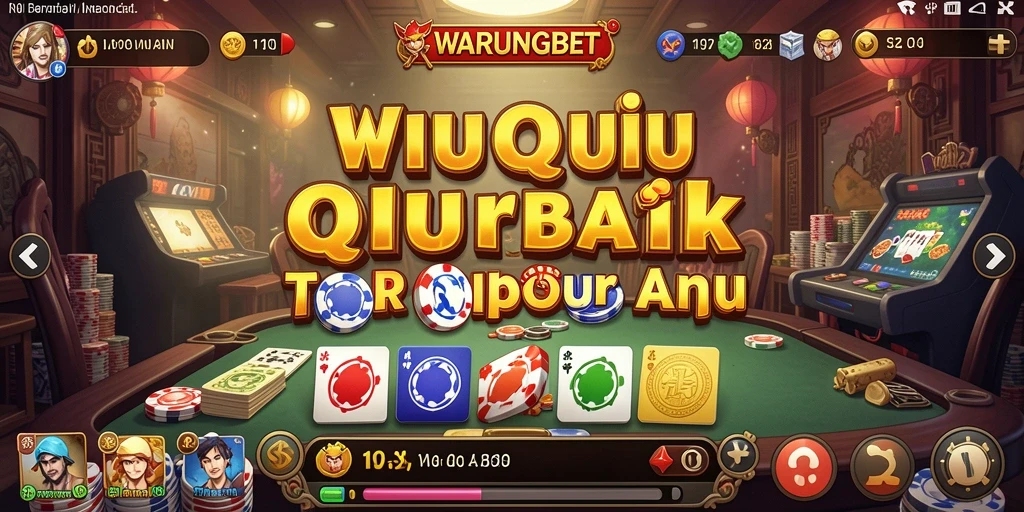 Tampilan gameplay seru dalam permainan QiuQiu WARUNGBET.