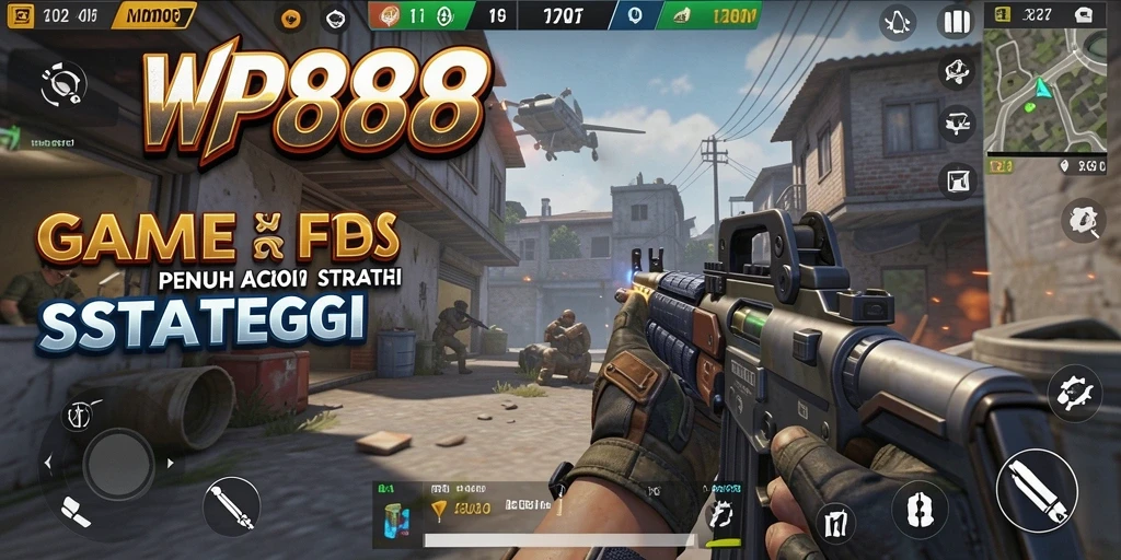 Tampilkan momen gameplay seru di WP888 dengan aksi tembak-menembak intens.