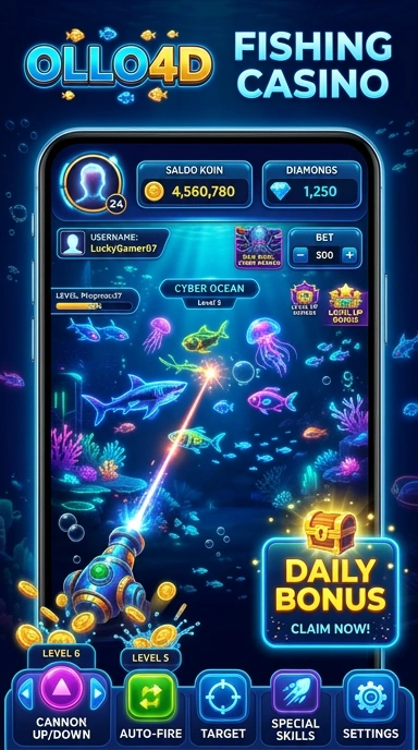 Screenshot aplikasi ollo4d dengan beragam pilihan aplikasi.